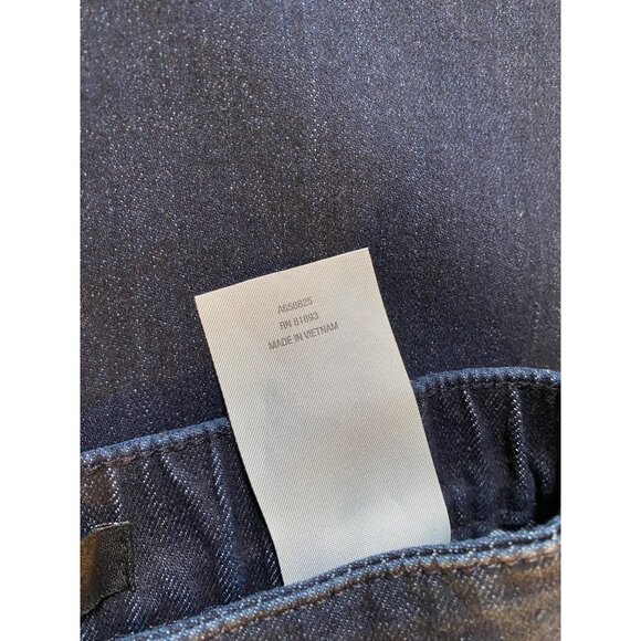 Susan Graver Women's Dark Blue Denim Bootcut Jeans Size 2 Tall - Picture 6 of 10